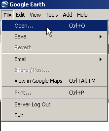 File...Open in Google Earth
